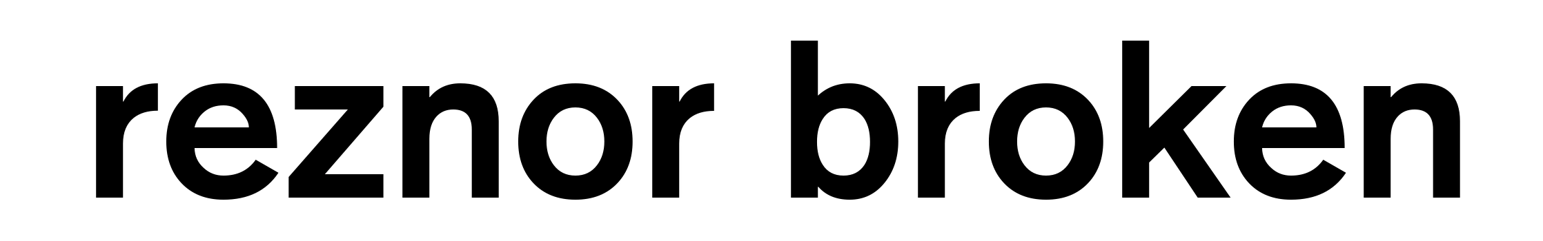 Reznor Broken